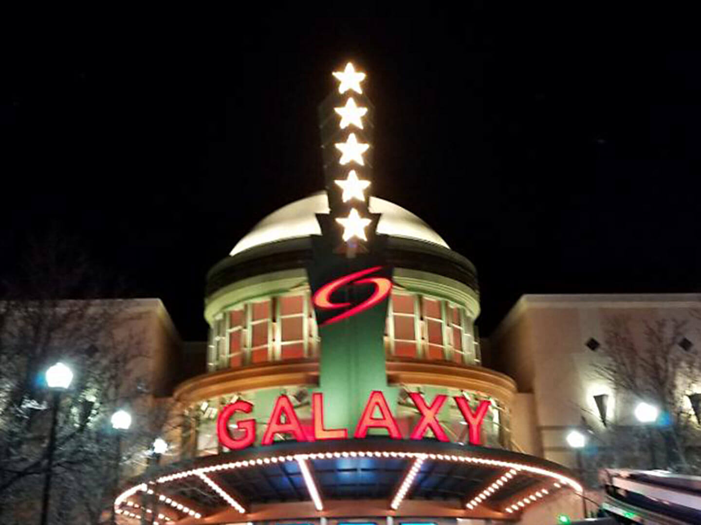 Galaxy Marquee Sign