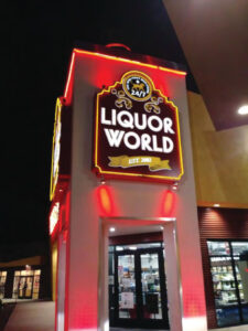 Liquor World Custom Sign image