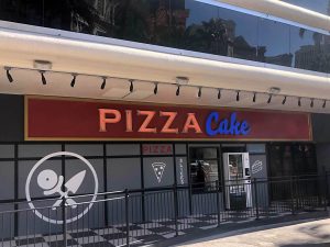 Pizza Cake Neon Sign image