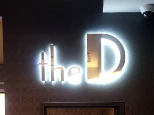 The D Interior Sign image