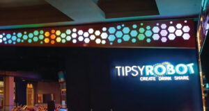 Tipsy Robot Custom Casino Sign image