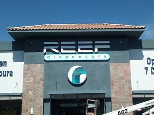 Reef Dispensary Channel Letters